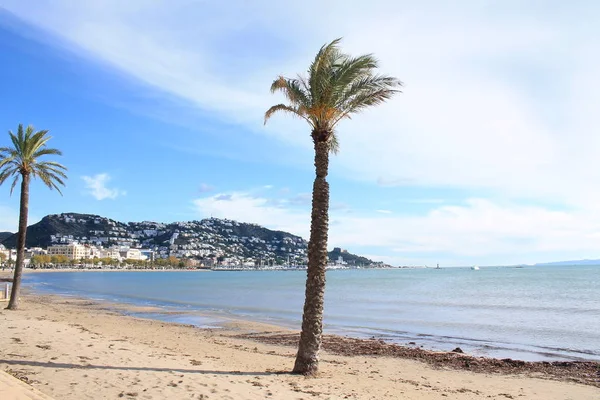 Gülgüzel Plaj Costa Brava Bulunan Akdeniz Kasabası Katalonya Spanya — Stok fotoğraf