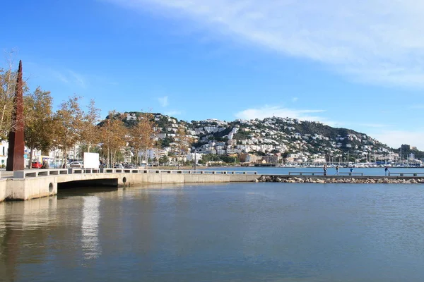 Rosen Mediterrane Stadt Der Costa Brava Katalonien Spanien — Stockfoto