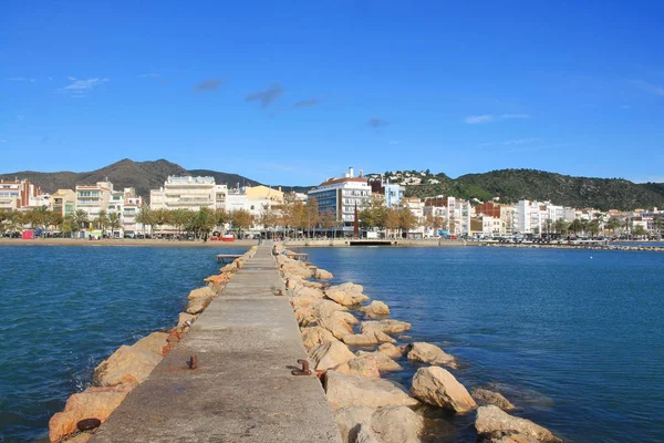 Růže Středomořské Město Ležící Costa Brava Katalánsku Španělsko — Stock fotografie