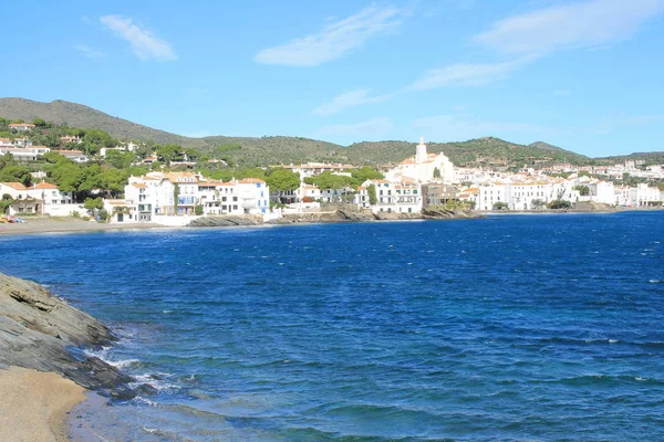Niesamowite Hiszpania Wioska Cadaques Morze Śródziemne Costa Brava Katalonia — Zdjęcie stockowe