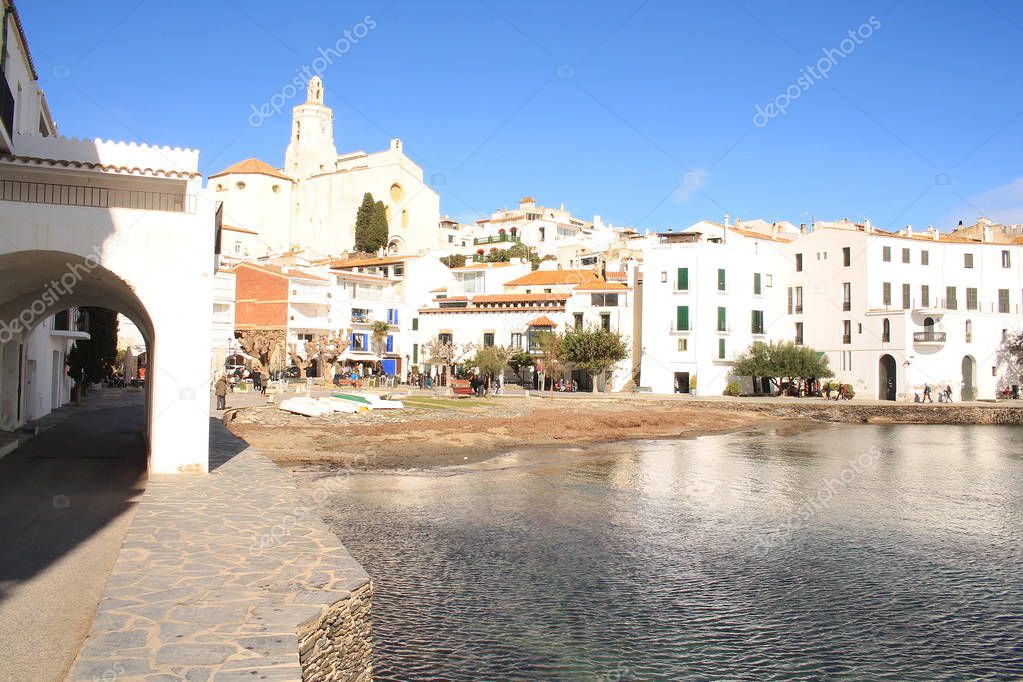 The Amazing Spain village of Cadaques, Mediterranean sea, Costa Brava, Catalonia