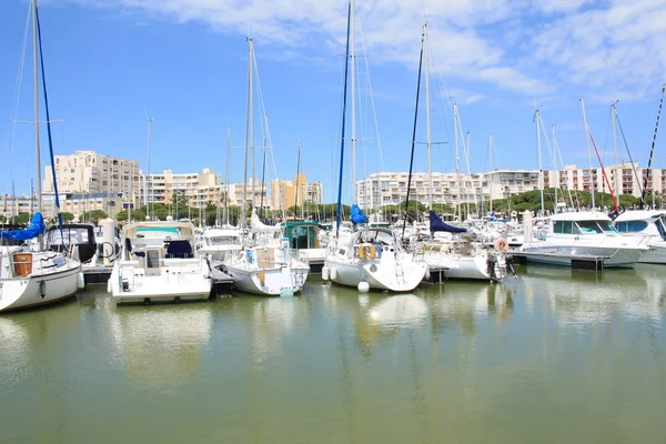 Marina Carnon Přímořské Letovisko Jihu Montpellier Francie — Stock fotografie