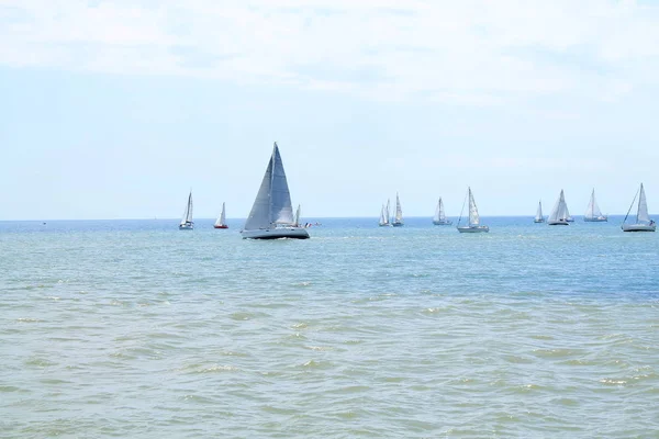 地中海 フランスの帆ボート — ストック写真