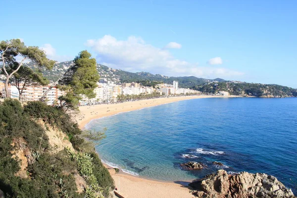 Lloret Mar Città Costiera Mediterranea Della Catalogna Spagna Una Delle — Foto Stock