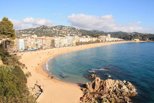 Lloret Mar Mediterranean Coastal Town Catalonia Spain One Most Popular — Stock Photo, Image