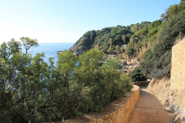 Lloret Mar Uma Cidade Costeira Mediterrânica Catalunha Espanha Dos Resorts — Fotografia de Stock