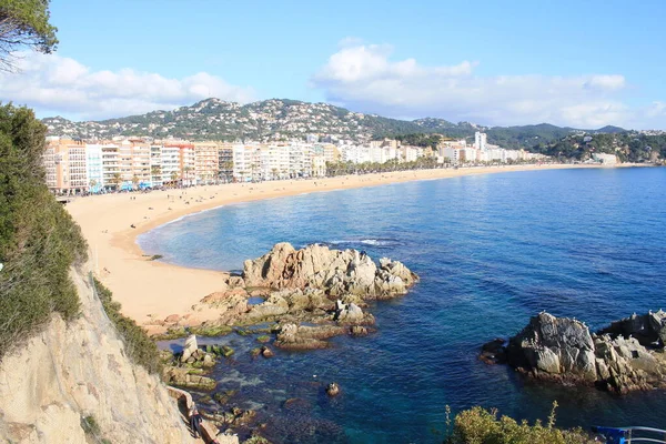 Lloret Mar Est Une Ville Côtière Méditerranéenne Catalogne Espagne Une — Photo