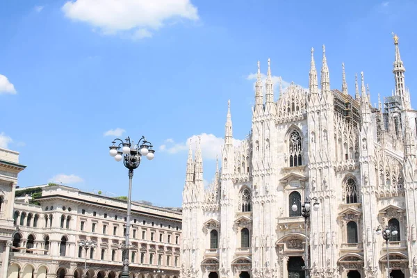 Étonnante Cathédrale Milan Duomo Milano Grande Cathédrale Gothique Monde Galerie — Photo