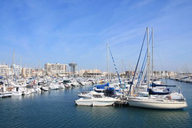 Marina of Palavas les flots, a seaside resort of the Languedoc coast in the south of Montpellier