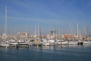 Marina of Palavas les flots, a seaside resort of the Languedoc coast in the south of Montpellier