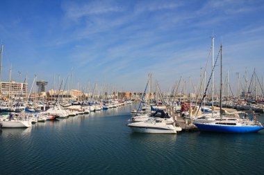Marina of Palavas les flots, a seaside resort of the Languedoc coast in the south of Montpellier