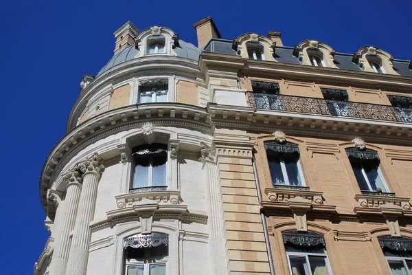 Estilo Arquitectónico Ciudad Toulouse Capital Del Departamento Francés Del Suroeste — Foto de Stock