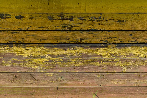 Sfondo Grigio Giallo Legno Tavole — Foto Stock