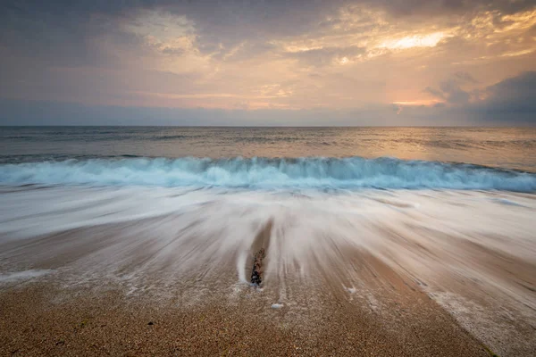 Beau Lever Soleil Sur Mer — Photo