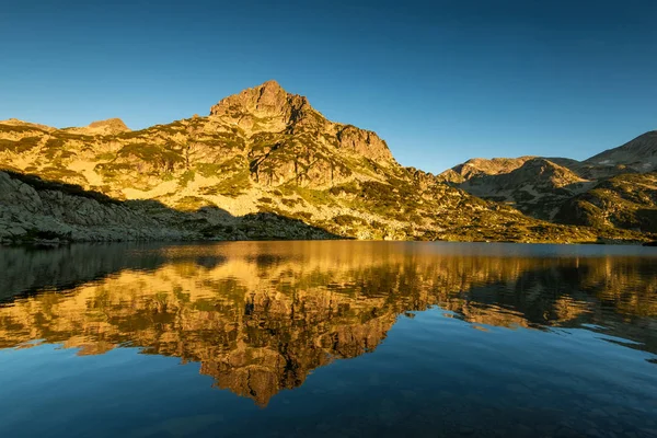 Lac Popovo Montagne Jangal Dans Parc National Pirin Bulgarie Lever — Photo