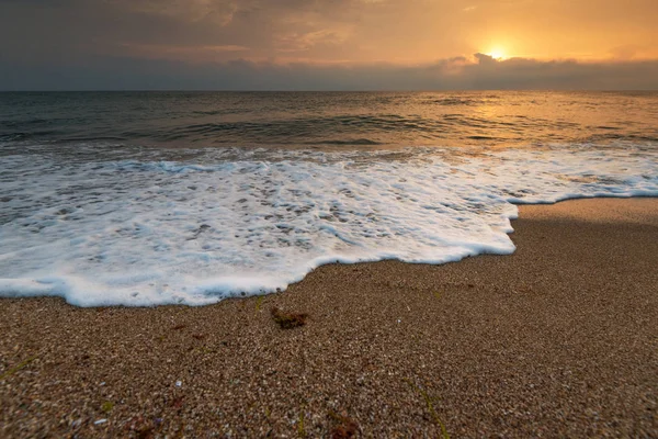 Beau Lever Soleil Sur Mer Été — Photo