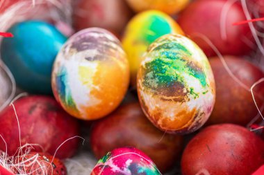 Sepette paskalya yumurtası. 