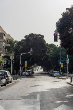 Yom Kippur sırasında merkez Tel Aviv şehrinin boş yolları