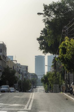 Yom Kippur sırasında merkez Tel Aviv şehrinin boş yolları