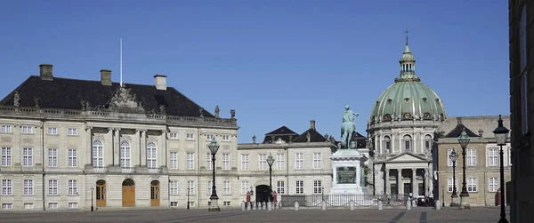 Amalienborg Kościół Marmur Copenhagen — Zdjęcie stockowe