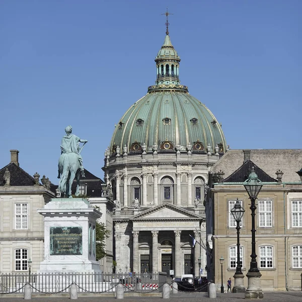 Amalienborg Kościół Marmur Copenhagen — Zdjęcie stockowe