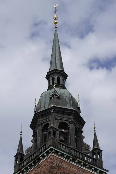 Torre Velha Copenhague Dinamarca Dia Ensolarado — Fotografia de Stock