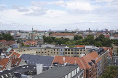 Kopenhag, Danimarka hava görünümünü güneşli bir günde