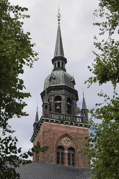 Antigua Torre Copenhague Dinamarca Día Soleado — Foto de Stock
