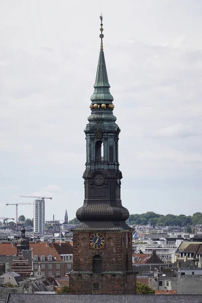 Alter Turm Kopenhagen Dänemark Einem Sonnigen Tag — Stockfoto
