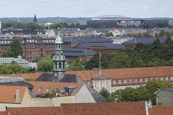 Αεροφωτογραφία Της Κοπεγχάγης Δανία Μια Ηλιόλουστη Ημέρα — Φωτογραφία Αρχείου