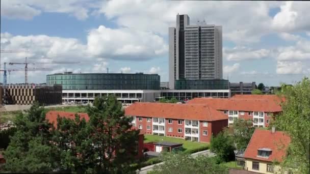 Vue Aérienne Hôpital Herlev Situé Sur Zélande Danemark — Video