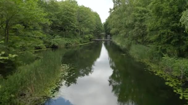 Westwall Westlich Von Kopenhagen Dänemark — Stockvideo