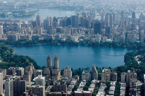 New York Usa Von Oben Gesehen Einem Sonnigen Tag Mit — Stockfoto