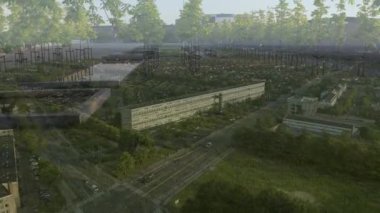 Kopenhag, Danimarka'da bulunan Roedovre belediyesinin havadan görünümü