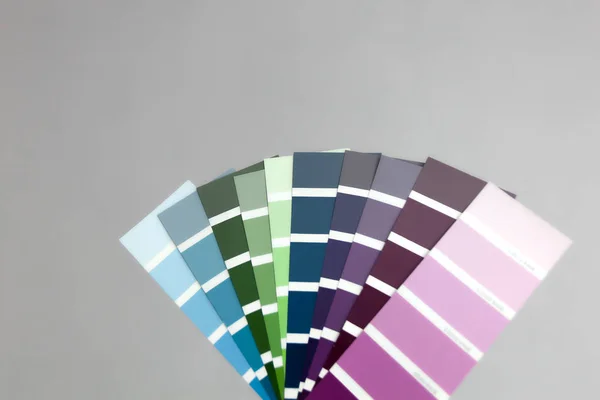 Échantillons de couleur pour la peinture de pièce . — Photo