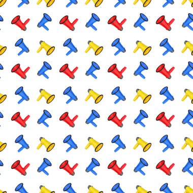 Beyaz zemin üzerinde renksiz megafon deseni izole edildi yakın plan, hoparlör tasarımı, hoparlörler duvar kağıdı, anons, reklam sembolü, medya veya iletişim işareti