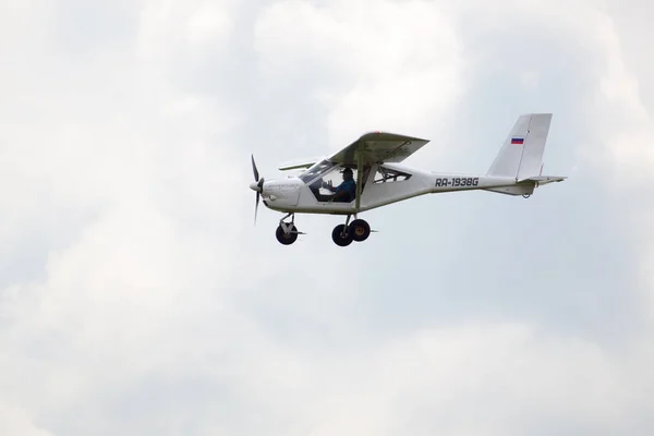 Novosibirsk Rusia Julio 2016 Aeródromo Mochishche Exhibición Aérea Local Avión — Foto de Stock