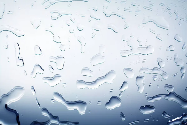 Капли Пролитой Воды Зеркальную Стеклянную Поверхность Водяные Пятна Абстрактный Дизайн — стоковое фото