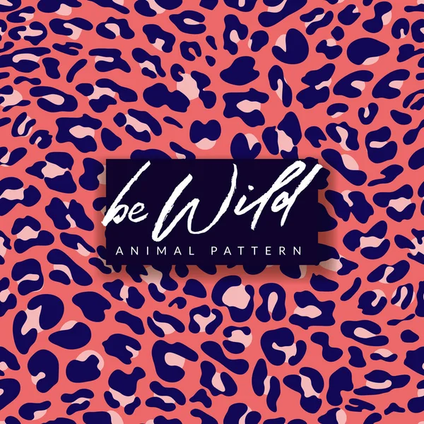 Διανυσματικό Μοτίβο Leopard Χωρίς Ραφή Μοντέρνο Σχέδιο Fashion Textile Print — Διανυσματικό Αρχείο