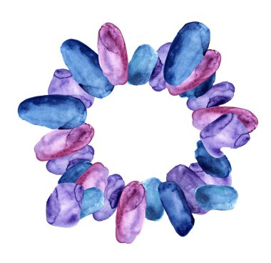 Siyah üzerine parlak suluboya sürüm