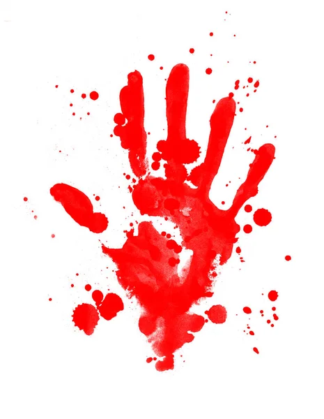 Bloody Handprint Smear