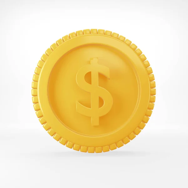 Arany Érmék Finanszírozza Jövedelem Üzleti Pénz Siker Illusztráció Tapéta Háttér — Stock Fotó