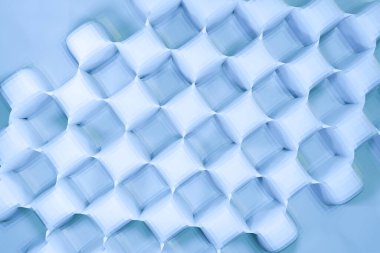 Mavi kare üçgeni soyut. Arkaplan arkaplanı için resim desenli duvar kağıdı. İş broşürü kapağı evlilik tasarım ürün sunumu. 3B Hazırlama.  