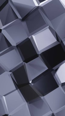 Mavi kare üçgeni soyut. Arkaplan arkaplanı için resim desenli duvar kağıdı. İş broşürü kapağı evlilik tasarım ürün sunumu. 3B Hazırlama.  