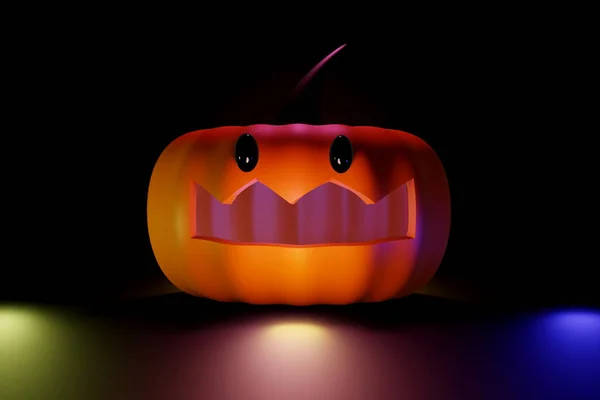 Halloween Kürbis Saison Oktober Cartoon Cute Illustration Tapete Für Hintergrund — Stockfoto