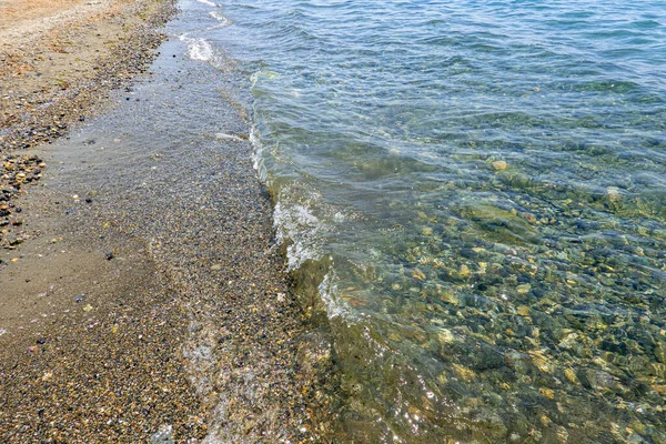 夏天的大海 海滩和沙滩 — 图库照片