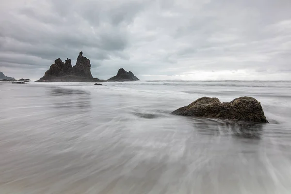 Tenerife 'deki Benijo plajı.