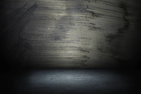 Buiten Focus Bewegingsvervaging Zwart Donker Grijs Abstracte Cementwand Achtergrond Studiokamer — Stockfoto