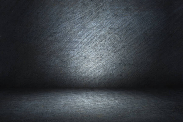 out of focus and motion blur Dark room with tile floor and brick wall background. HD Image and Large Resolution. can be used as desktop wallpaper