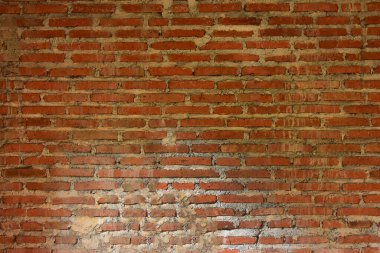 kırmızı tuğla duvar, duvar kağıdı ve arkaplan olarak kullanılabilir, HD Resim ve Büyük Çözünürlük